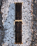 Custom LV Monogram Watch Band (Brown back)