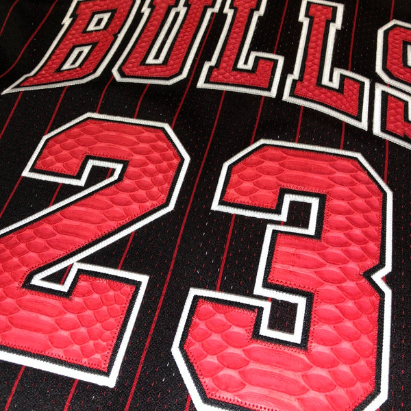 Other, Michael Jordan Black And Red Pinstripe Jersey