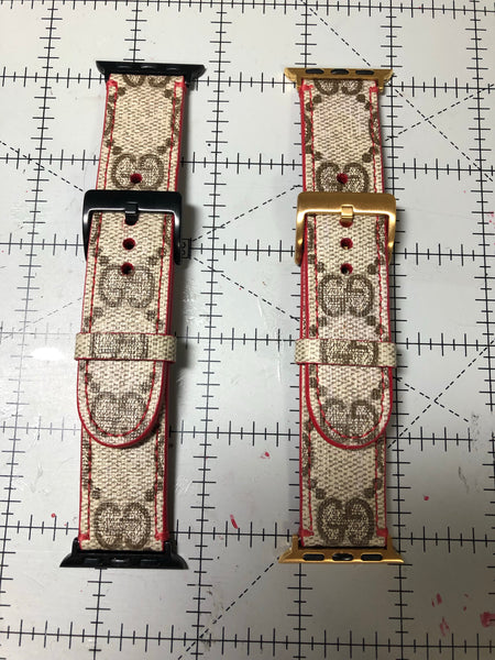 Upcycled Gucci Apple Watch Bands
